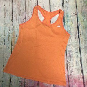 New Balance Orange Workout Tank Top Fitness Med